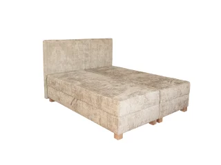 Континентальная кровать 160х200 LARGO 160 бежевый pilt