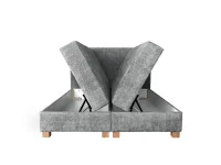 Континентальная кровать 160х200 LARGO 160 серый pilt 4