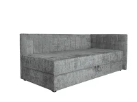 Кровать 90x200 RICKY 90 с матрасом и ящиком - серый pilt 4