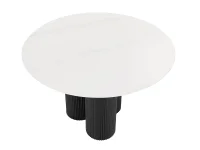 Söögilaud AKI D120 valge/must pilt 6