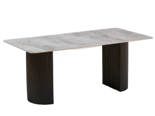 Söögilaud ARCHIE 180 hall/must pilt