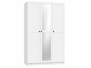 Riidekapp BEN 2D+1D+2HDF+1PGL - Valge pilt