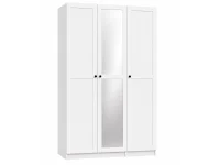 Riidekapp BEN 2D+1D+2HDF+1PGL - Valge pilt 2