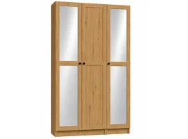 Riidekapp BEN 2D+1D+1HDF+2PGL  - Tamm artisan