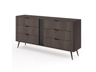 Kummut VERIS C - tamm dunin + must pilt