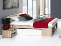 Voodi 160x200 MILO 09 öökappidega pilt 2