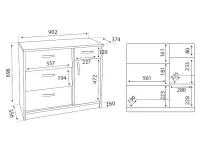 Тумба для обуви SZAFKA 03 pilt 4