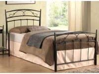 Voodi 90x200 SIENA 90 must pilt 2