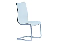 Стул H-133 белый/черный pilt 2