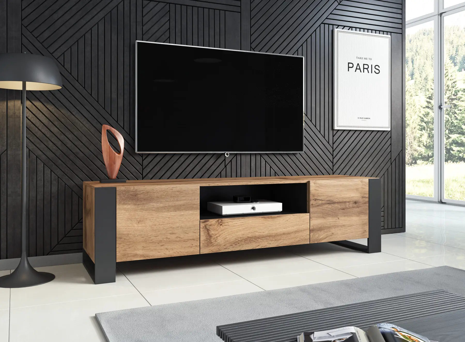 TV стол WOOD pilt 2
